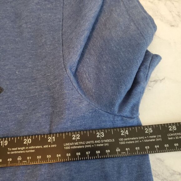 Old Navy Tshirt Men's Superman Shield Graphic Tee XXL Royal Heather Blue - Picture 3 of 8